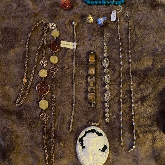 Mixed lot of Sterling and carved cameo - Picture 5 of 5